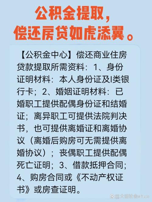 公积金偿还贷款提取